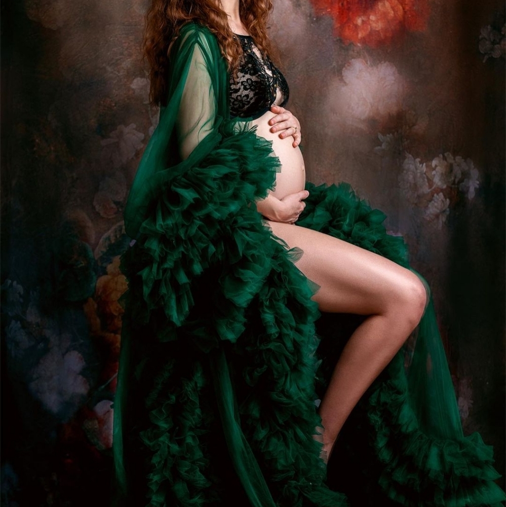 Green Tulle Robe!